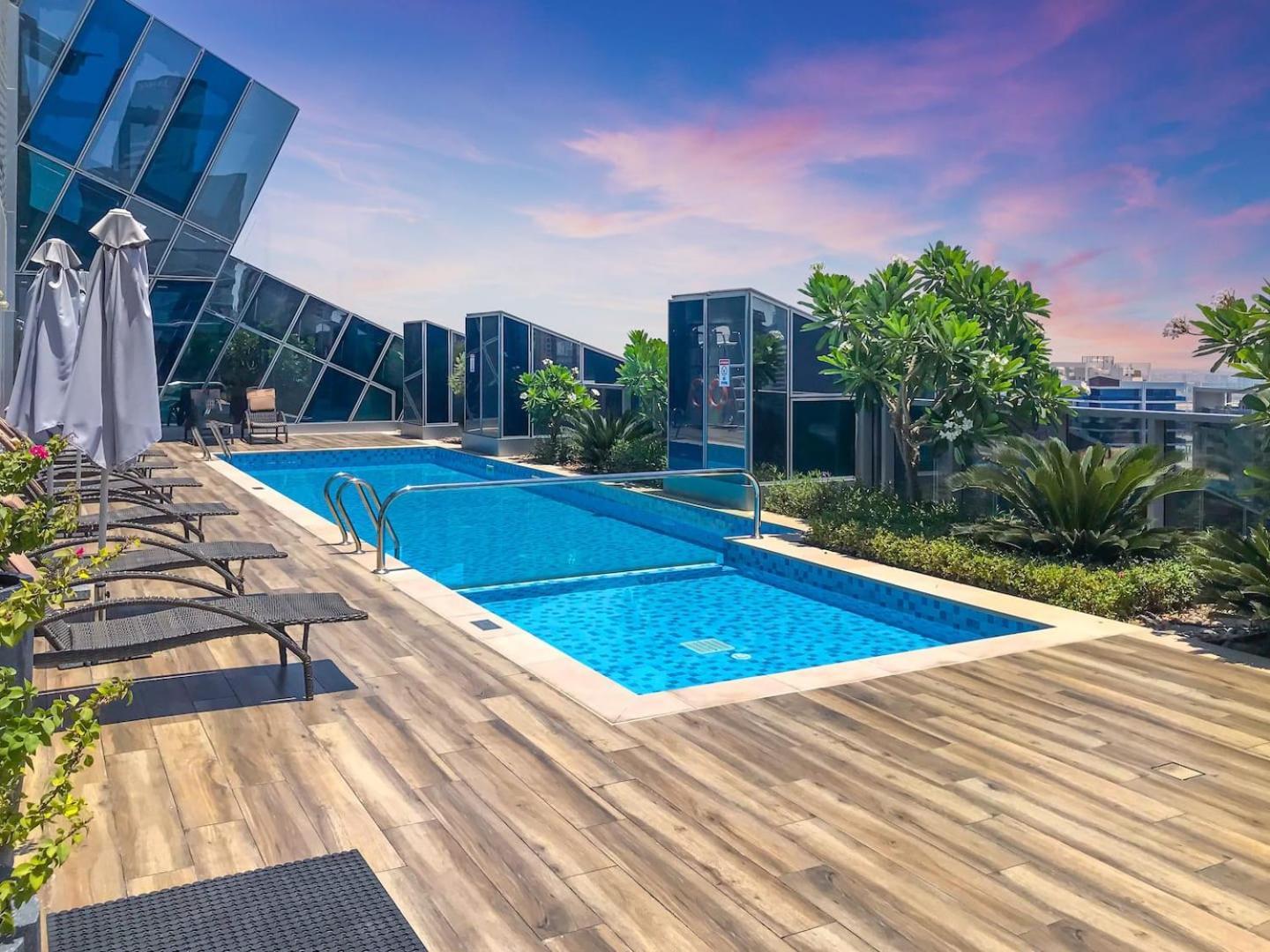 Apartment Futuristic Studio13 Min Walk To Burj Khalifa *